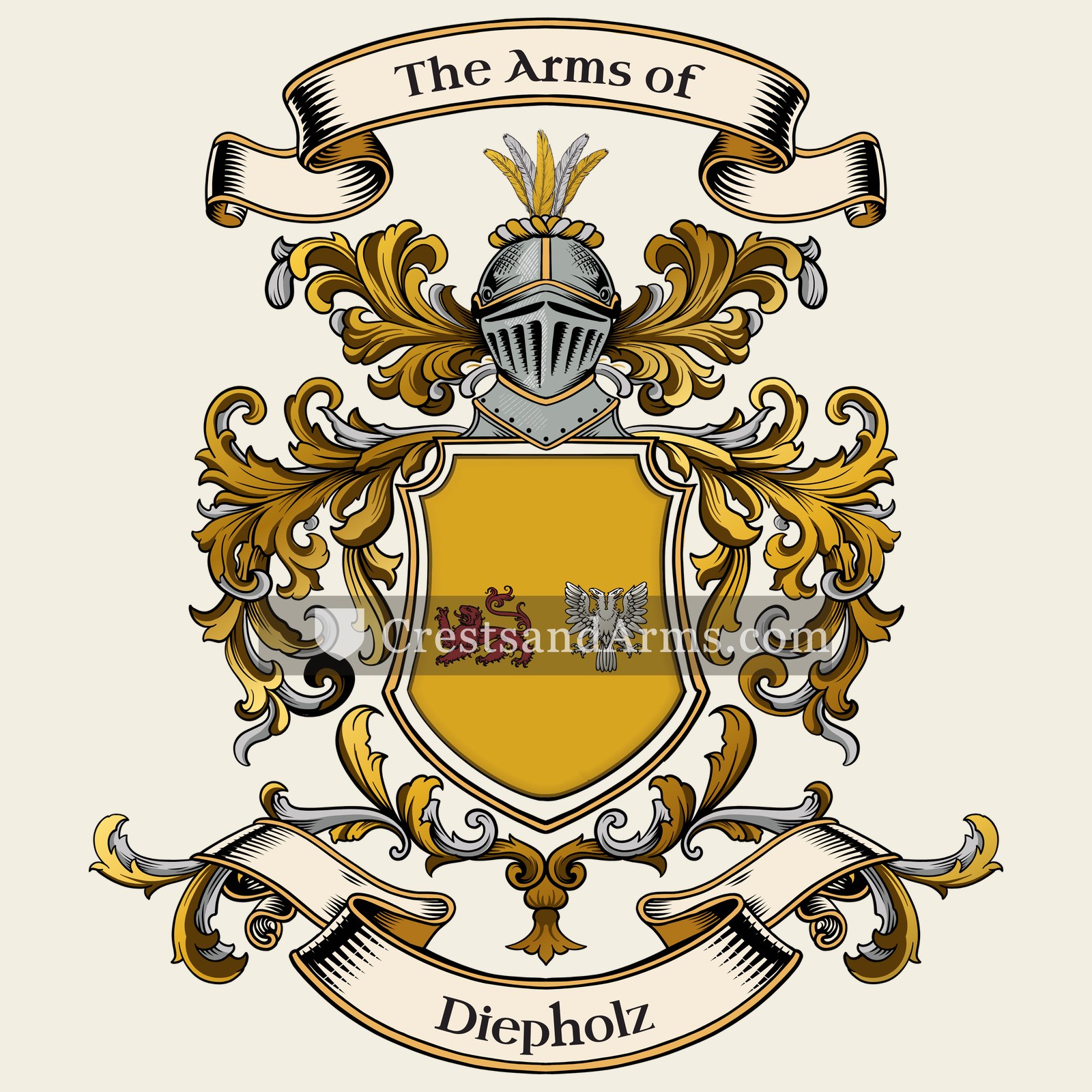 The Diepholz coat of arms, drawn from the recorded blazon