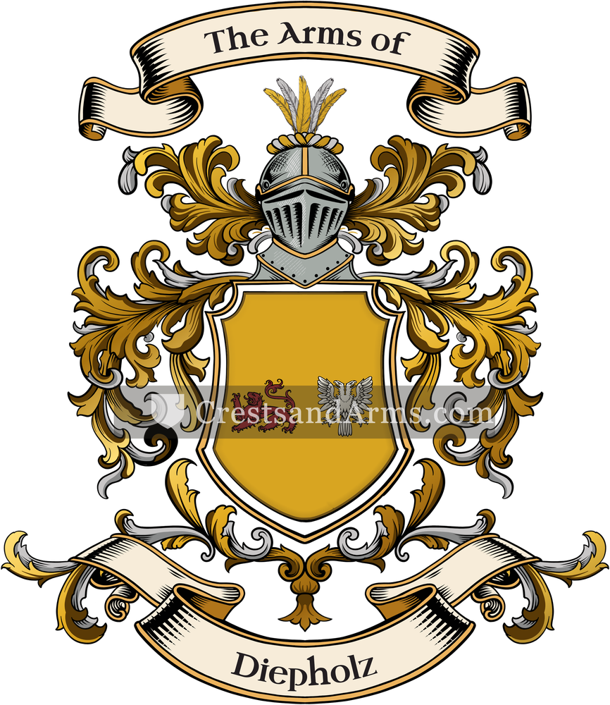 The Diepholz coat of arms, drawn from the recorded blazon
