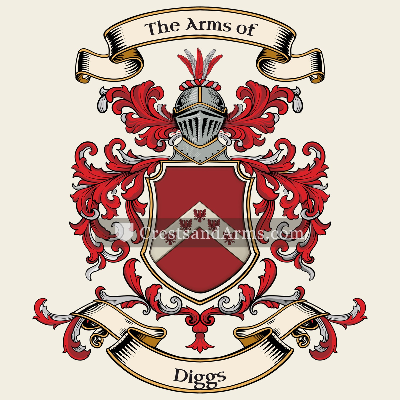 The Diggs coat of arms