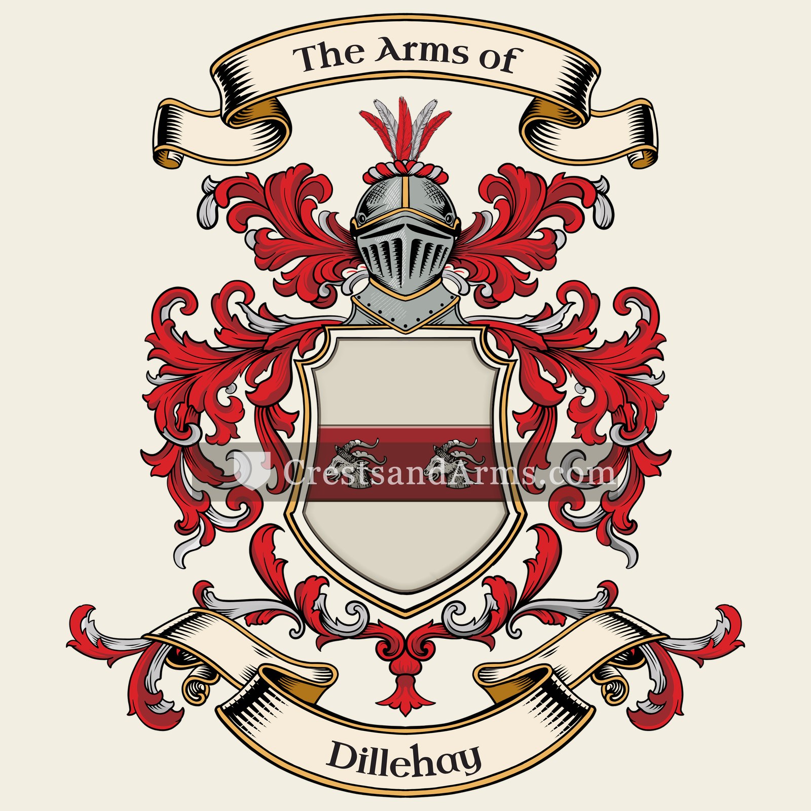 The Dillehay coat of arms