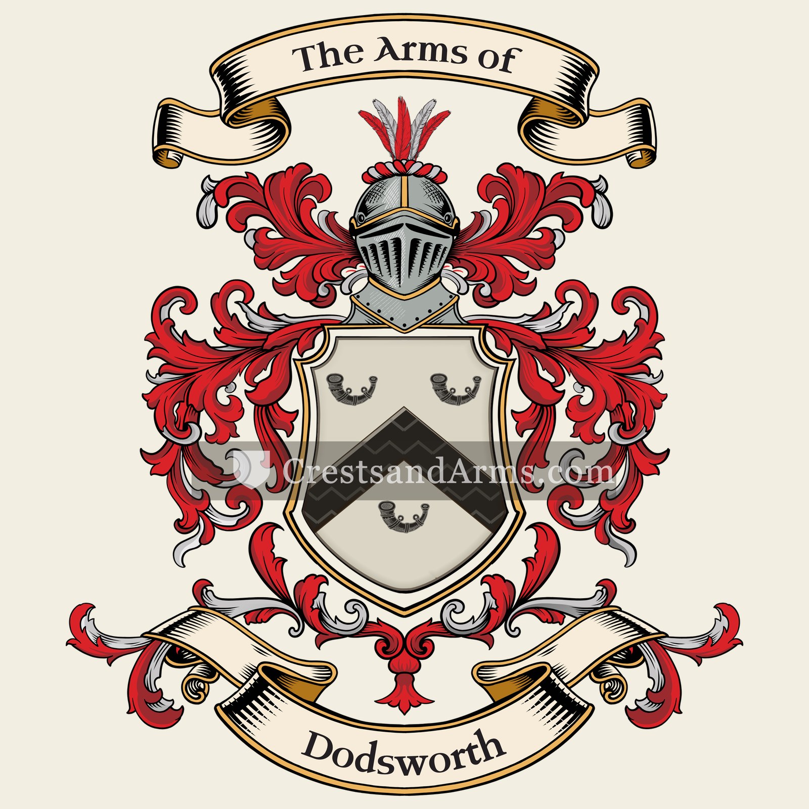 The Dodsworth coat of arms