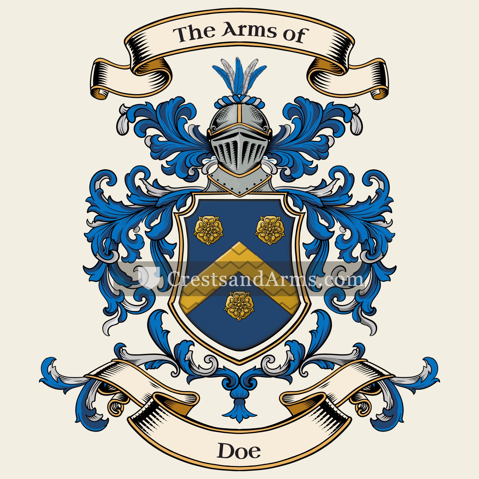 The Doe coat of arms