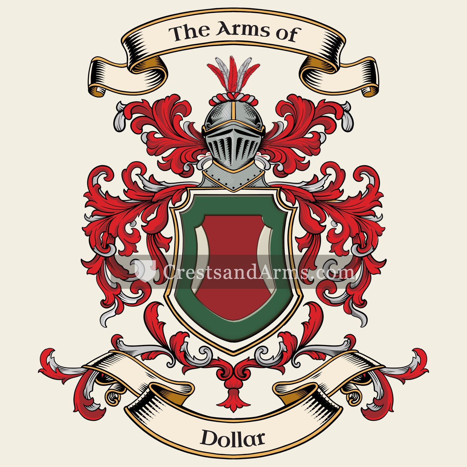 The Dollar coat of arms