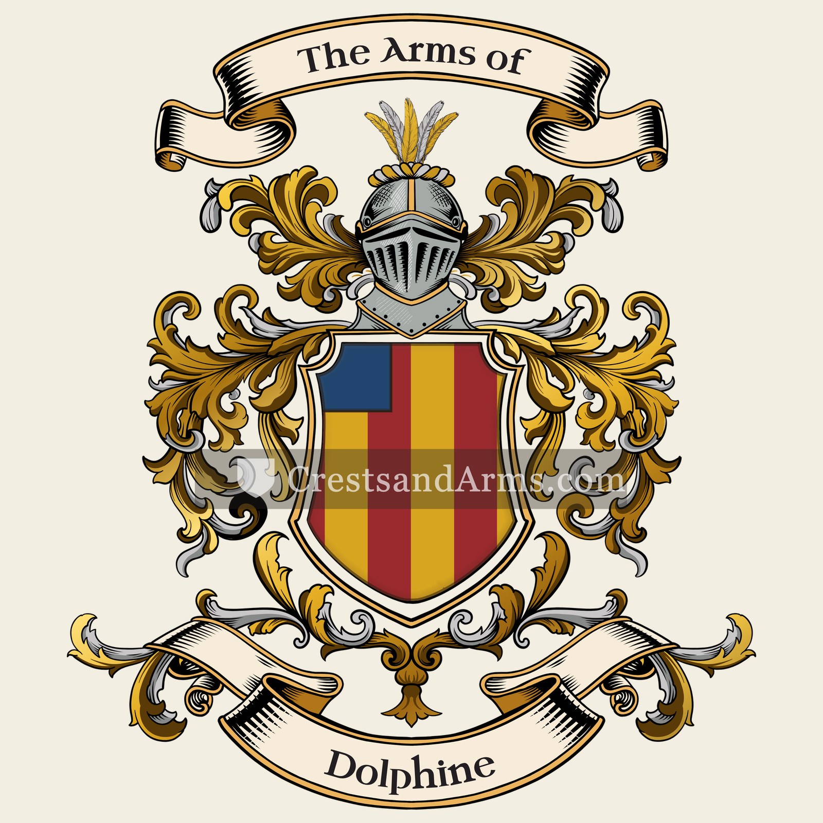 The Dolphine coat of arms