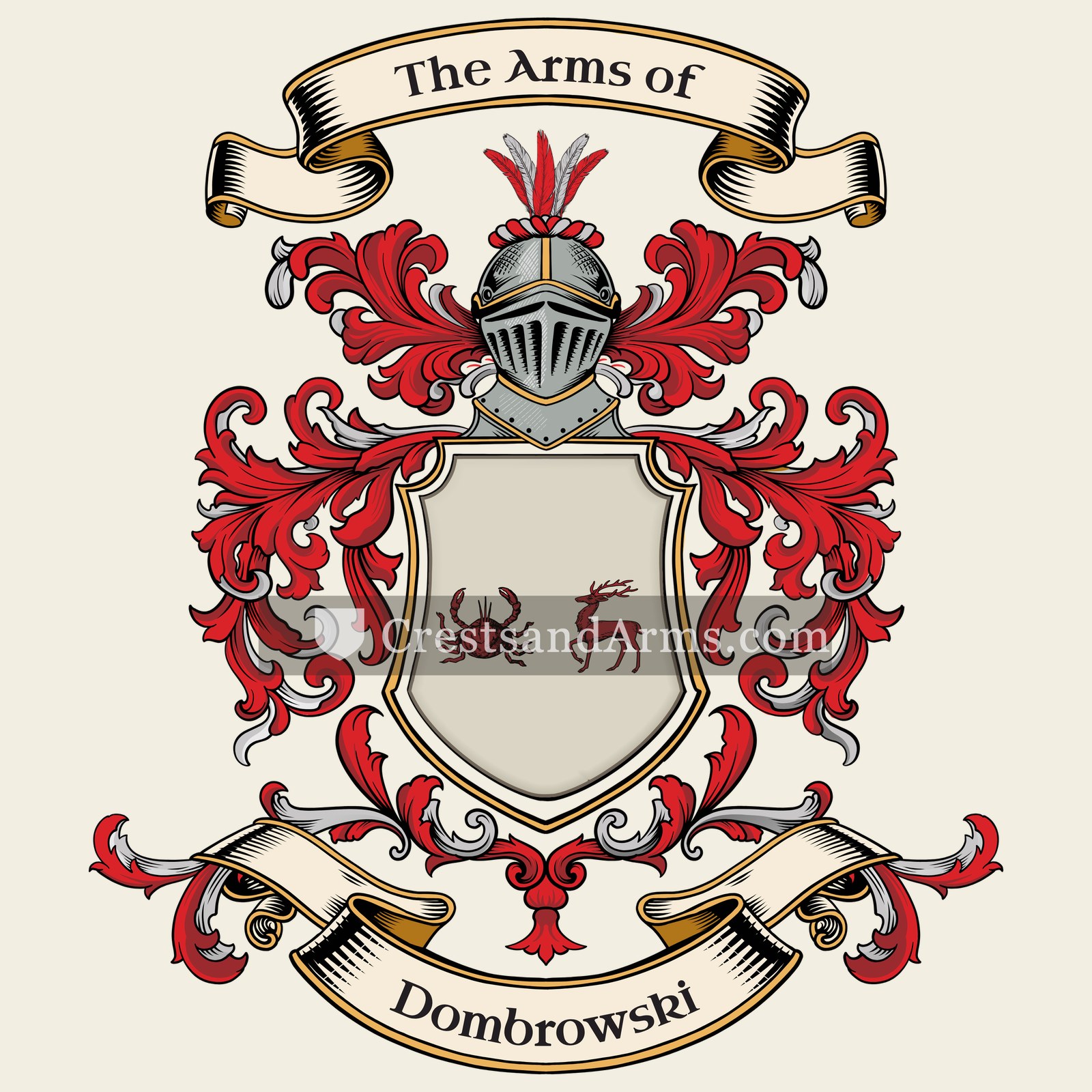 The Dombrowski coat of arms