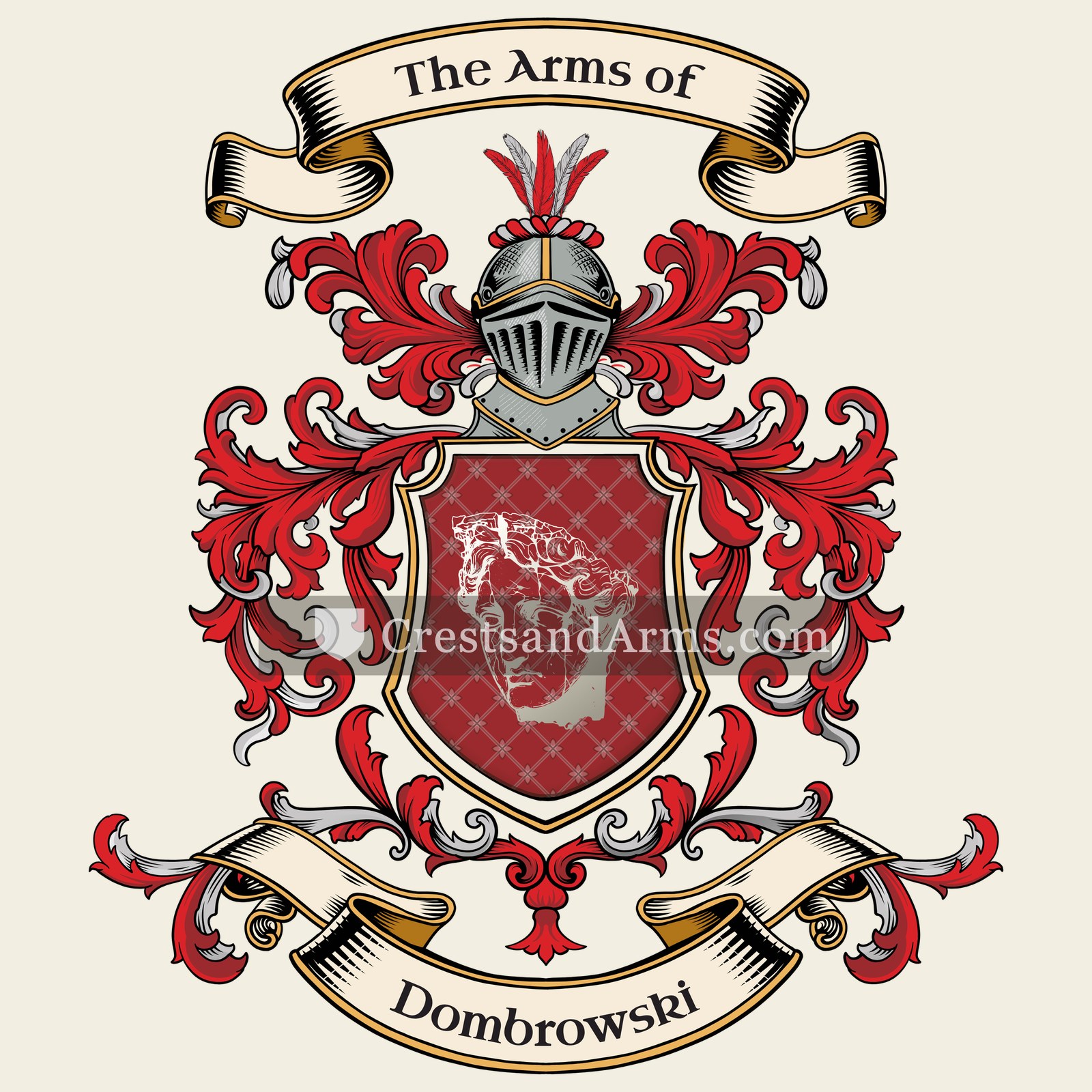 The Dombrowski coat of arms