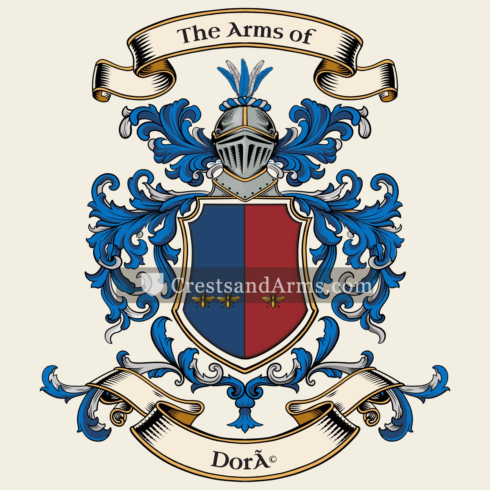 The Doré coat of arms