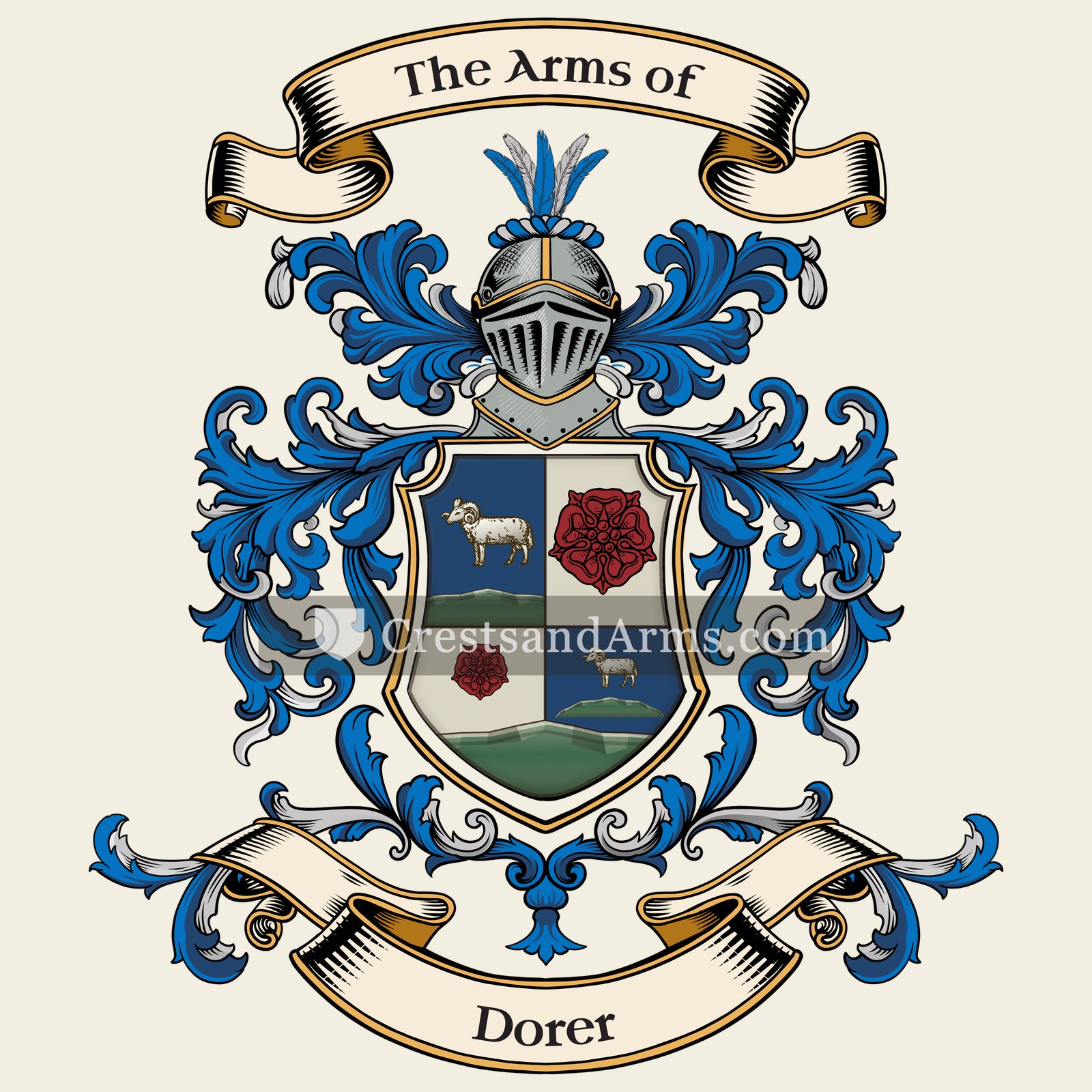 The Dorer coat of arms