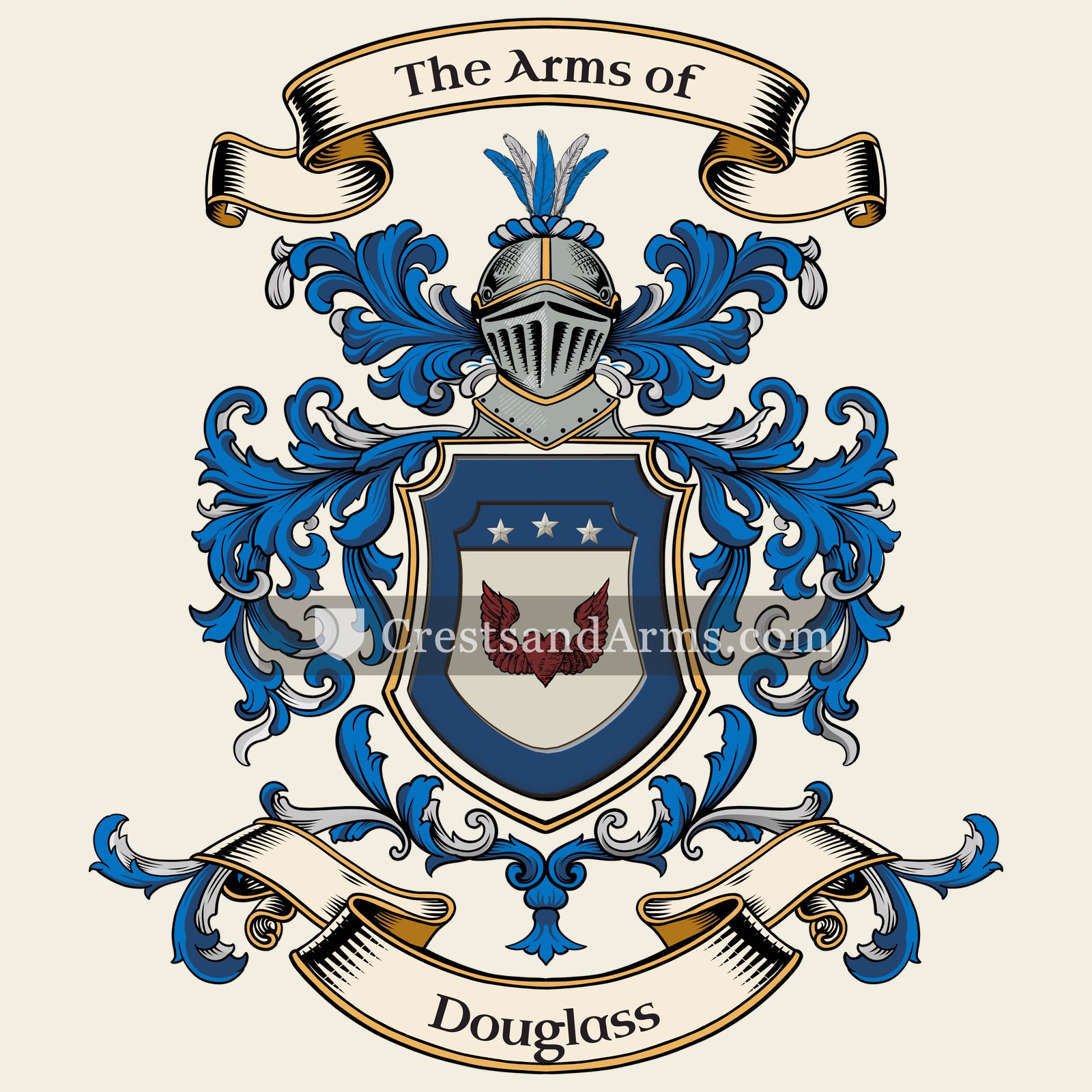 The Douglass coat of arms