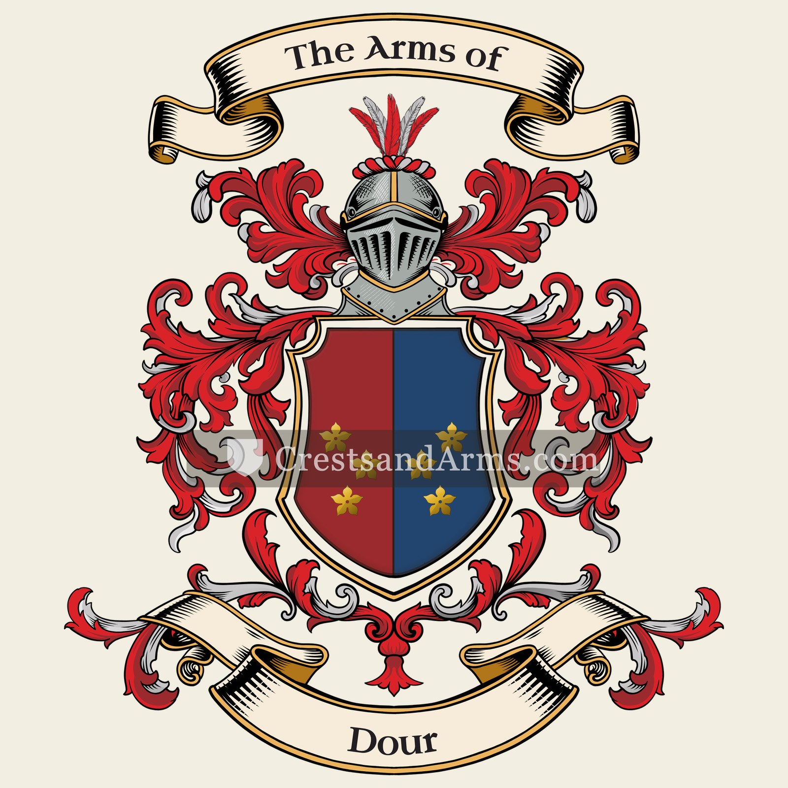 The Dour coat of arms