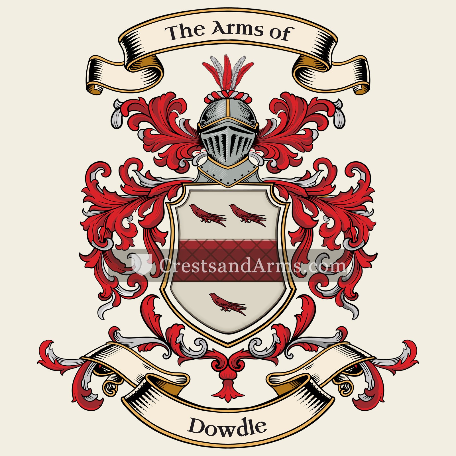 The Dowdle coat of arms