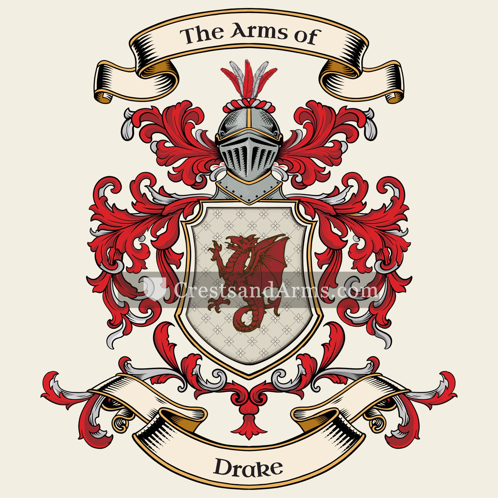 The Drake coat of arms