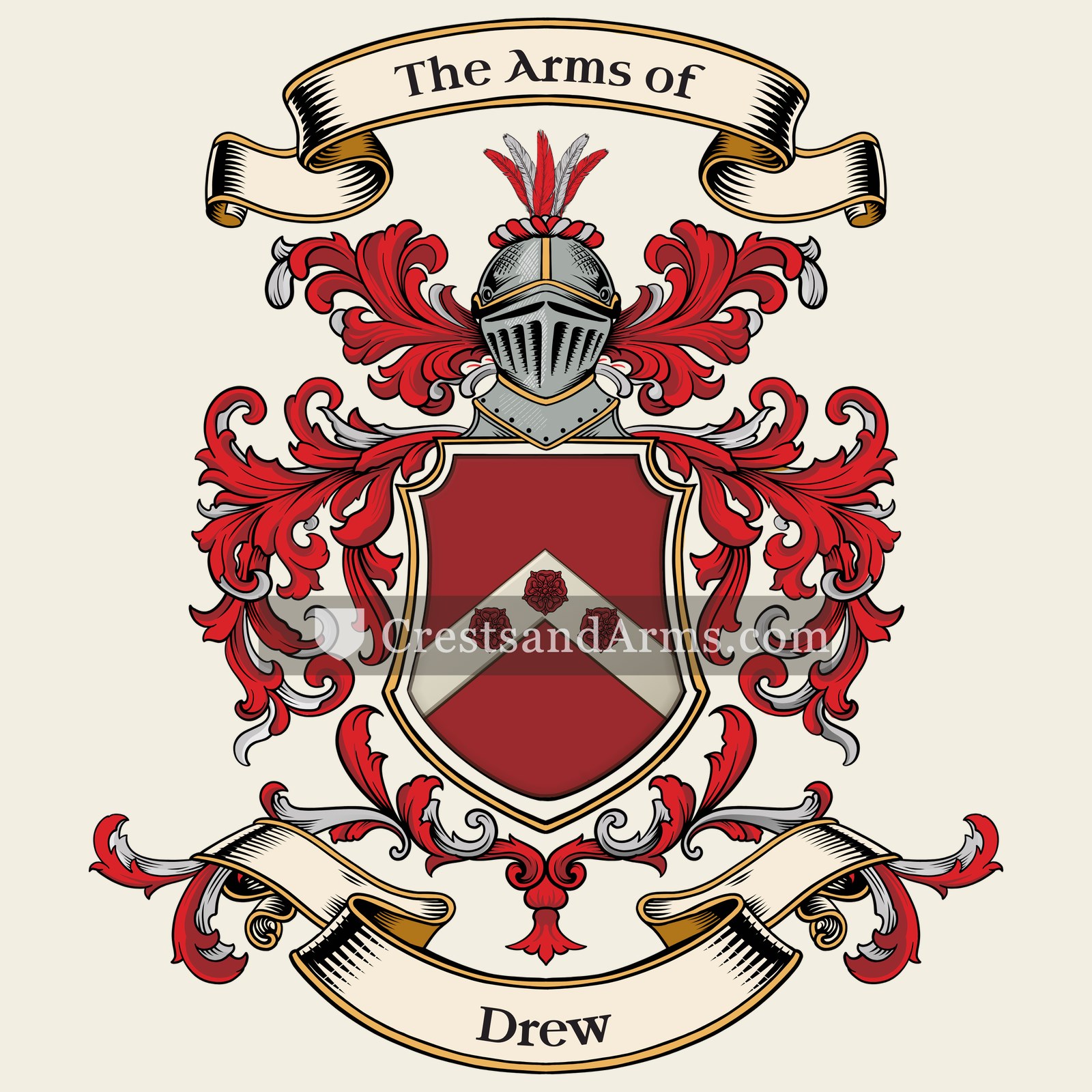 The Drew coat of arms