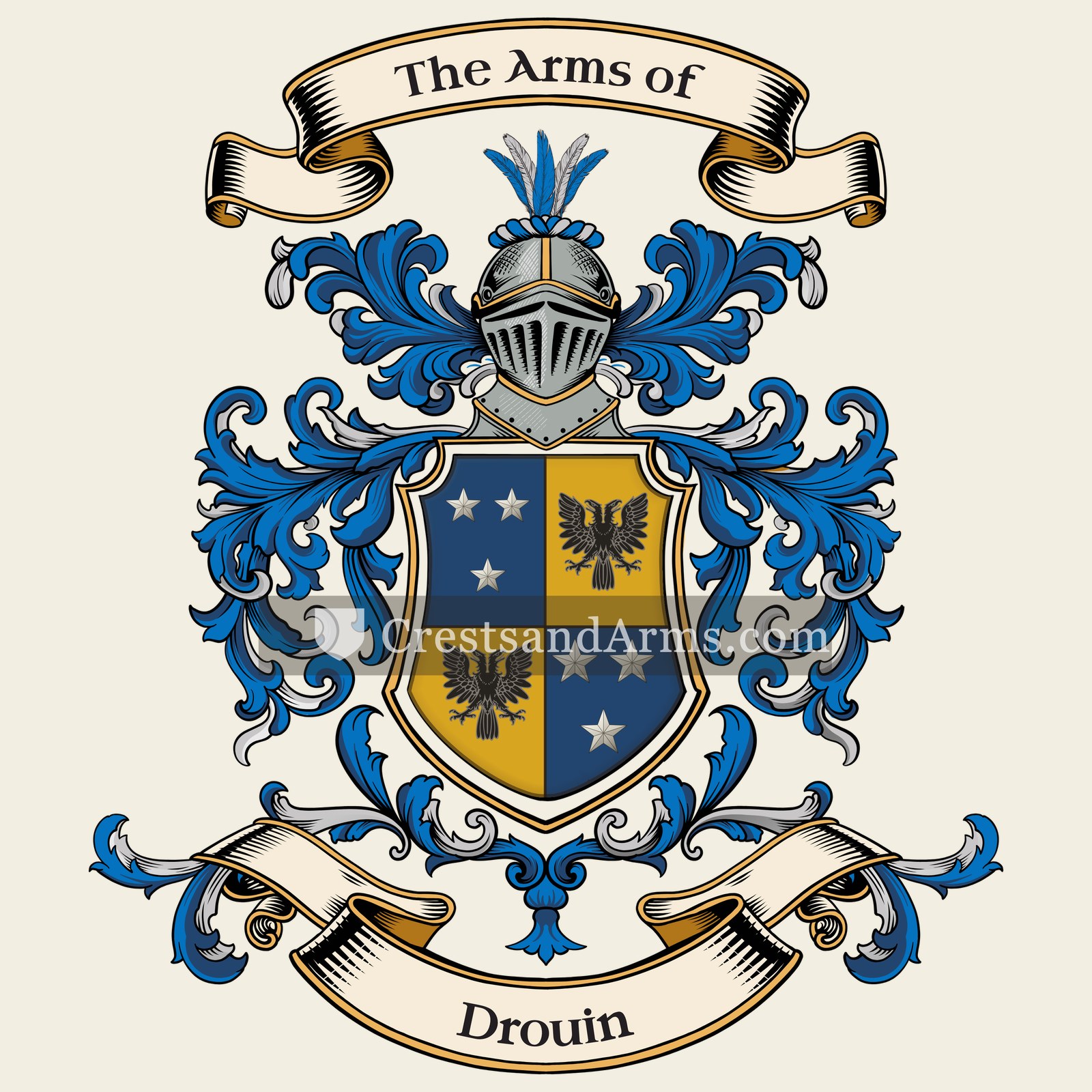 The Drouin coat of arms