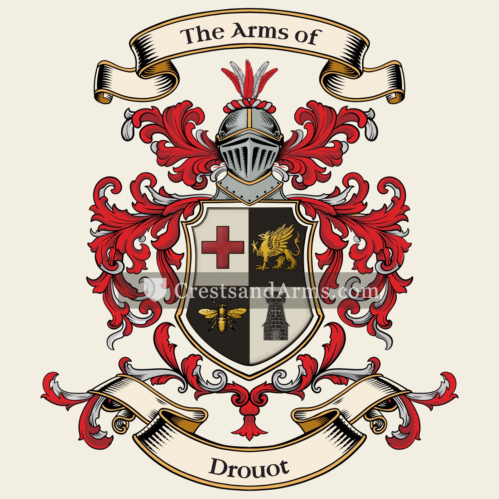 The Drouot coat of arms