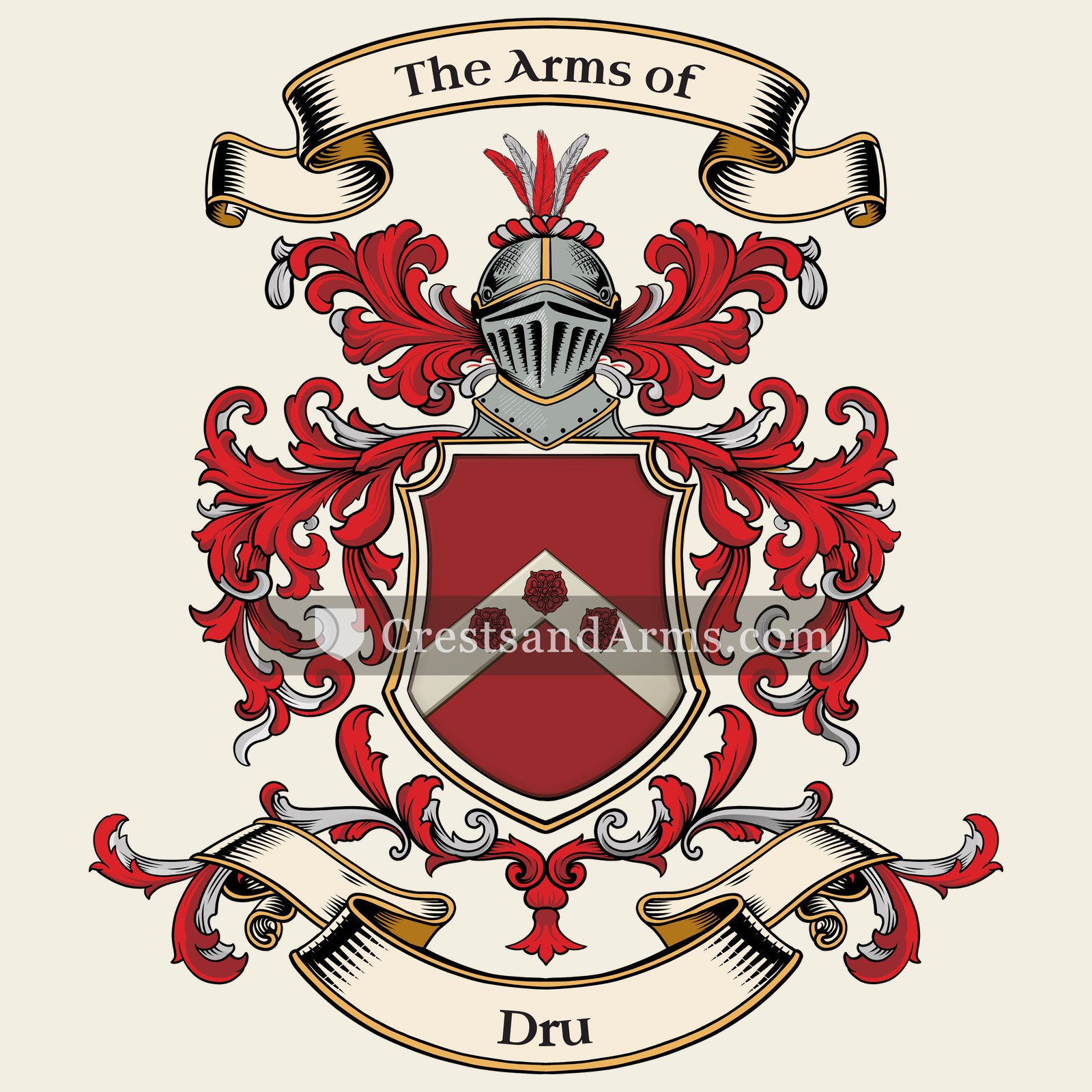 The Dru coat of arms