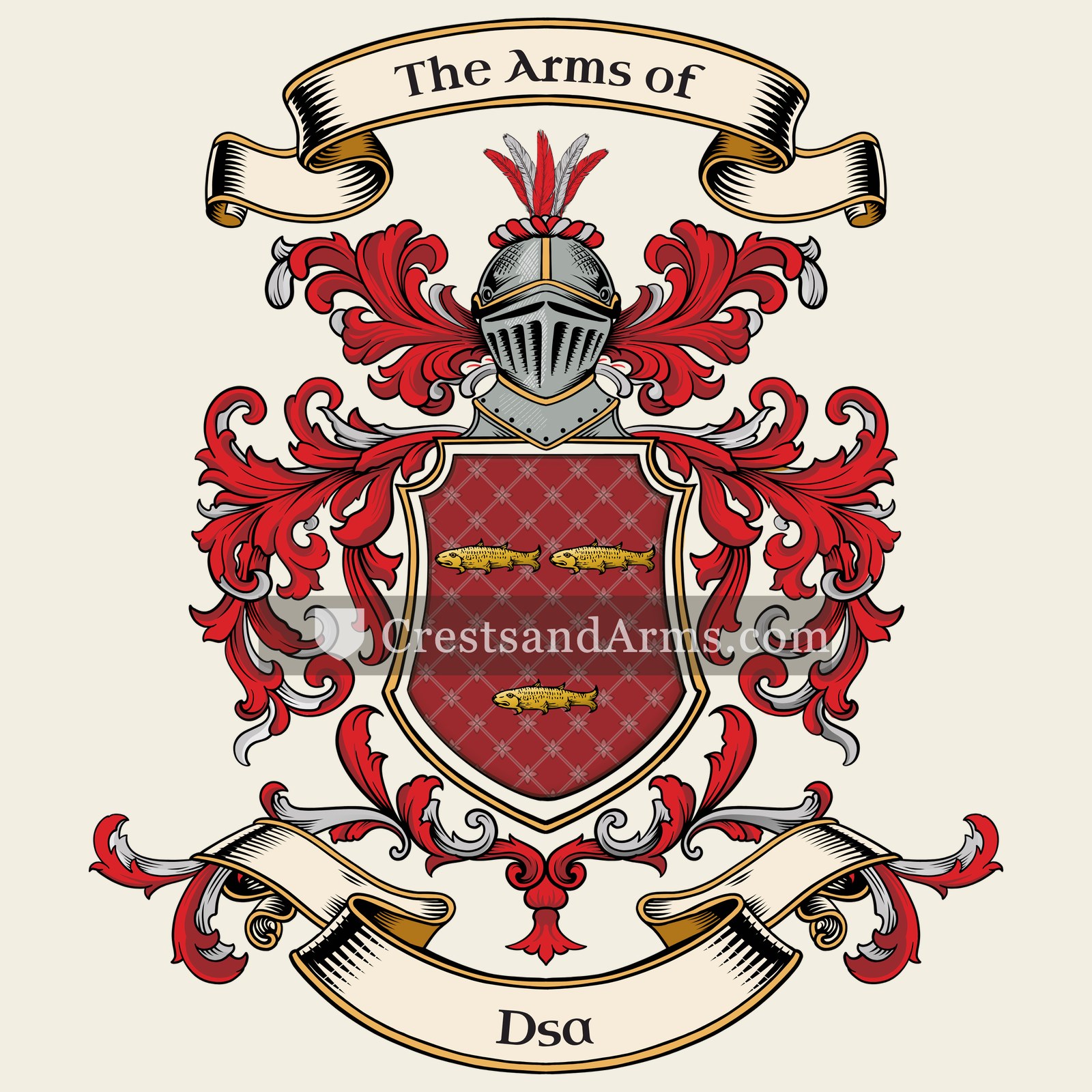 The Dsa coat of arms