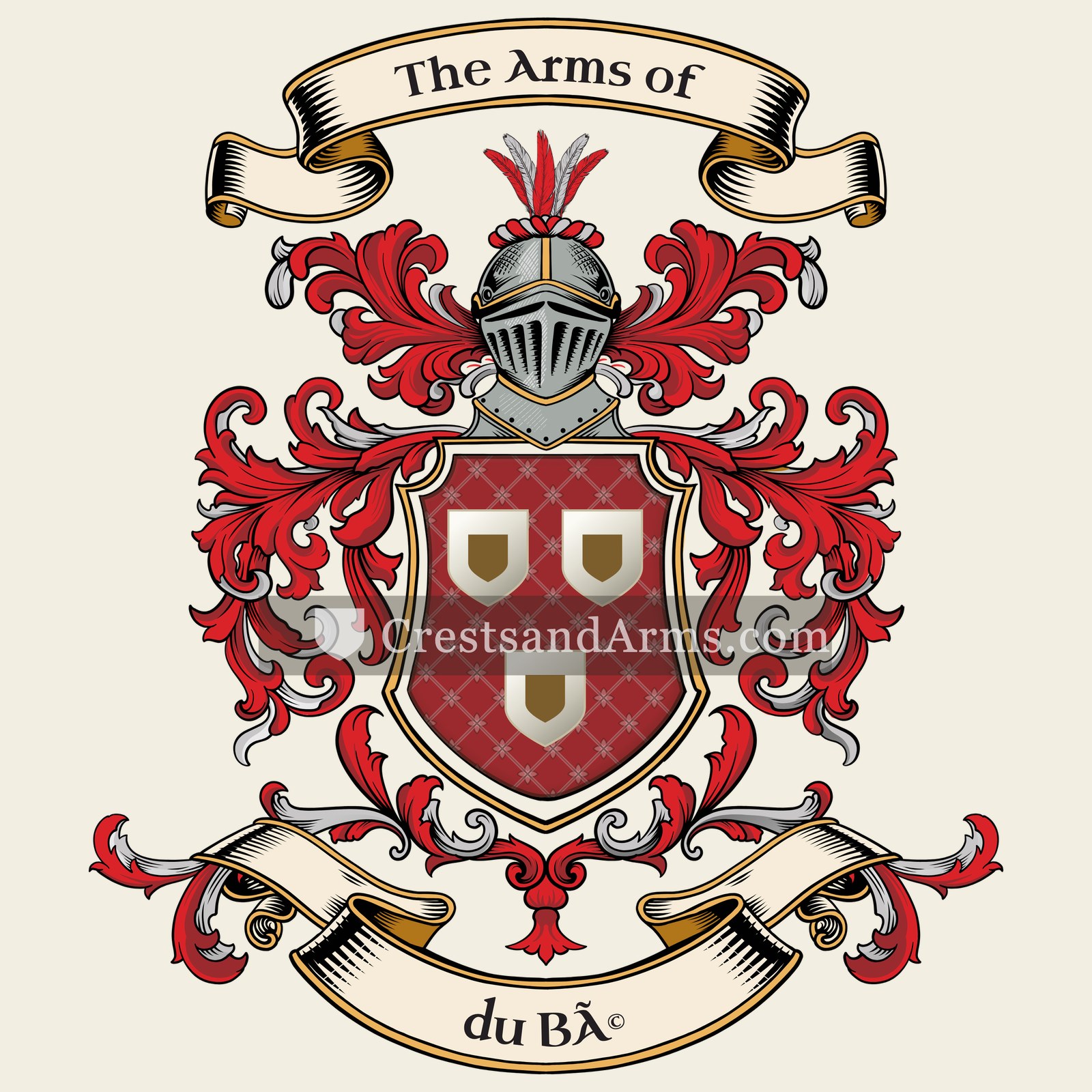 The du Bé coat of arms
