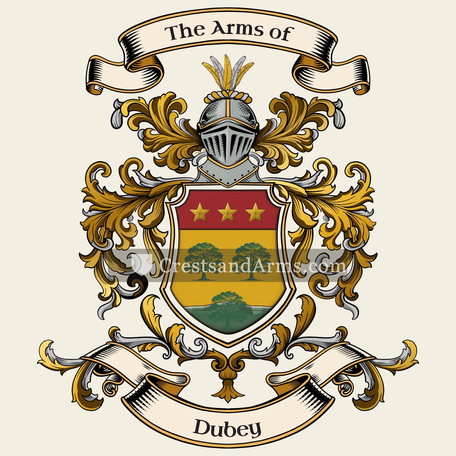 The Dubey coat of arms
