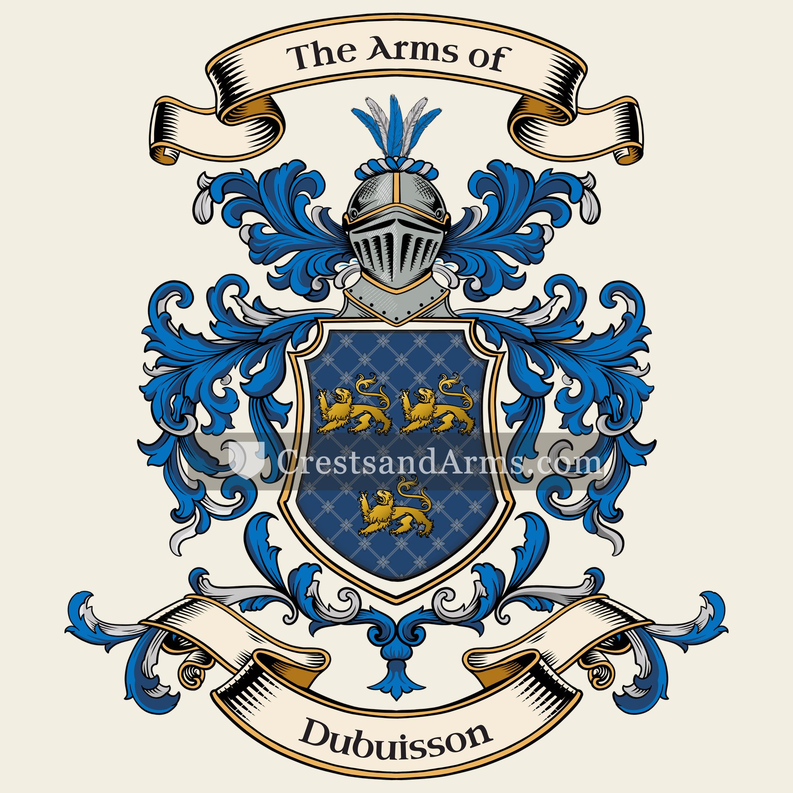 The Dubuisson coat of arms