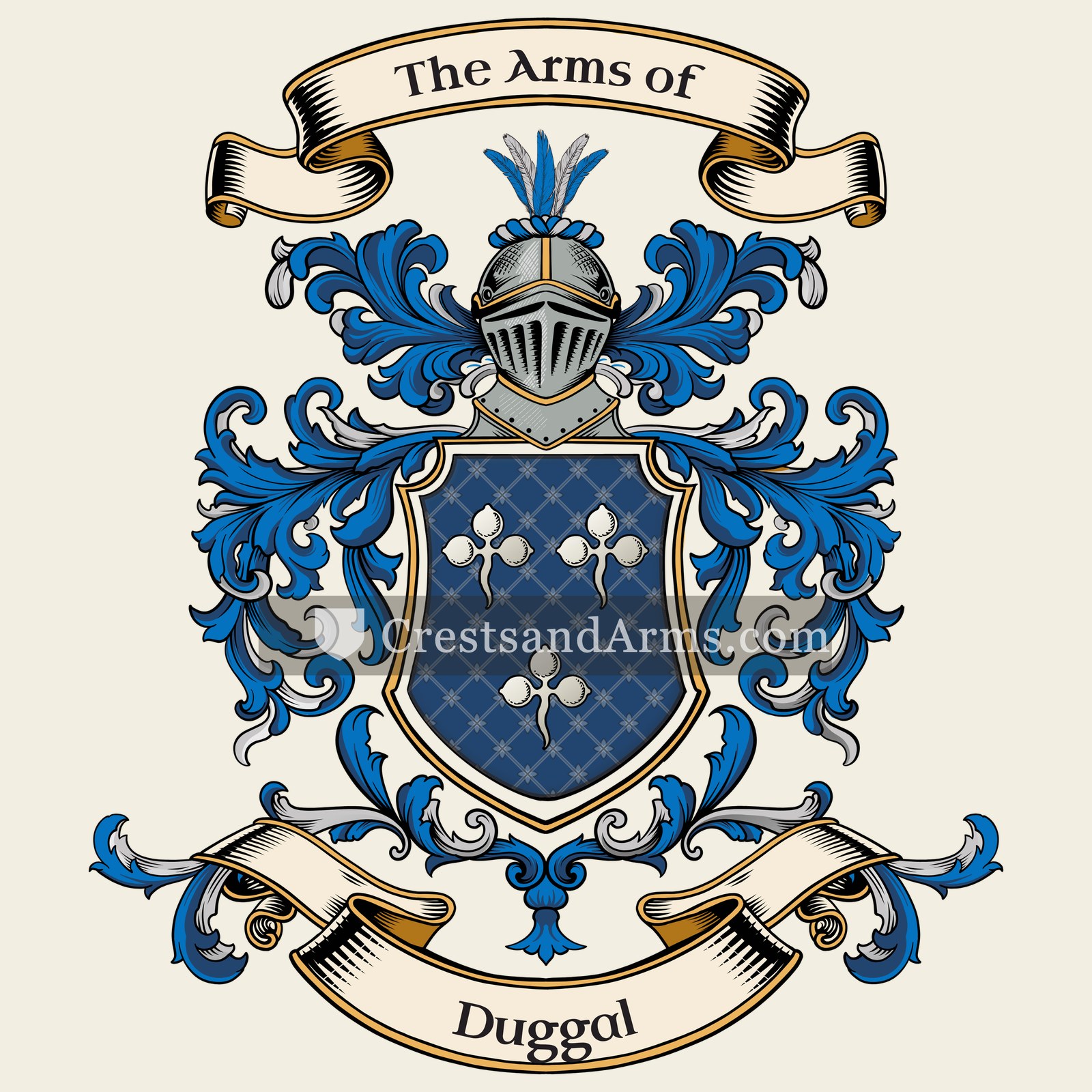 The Duggal coat of arms
