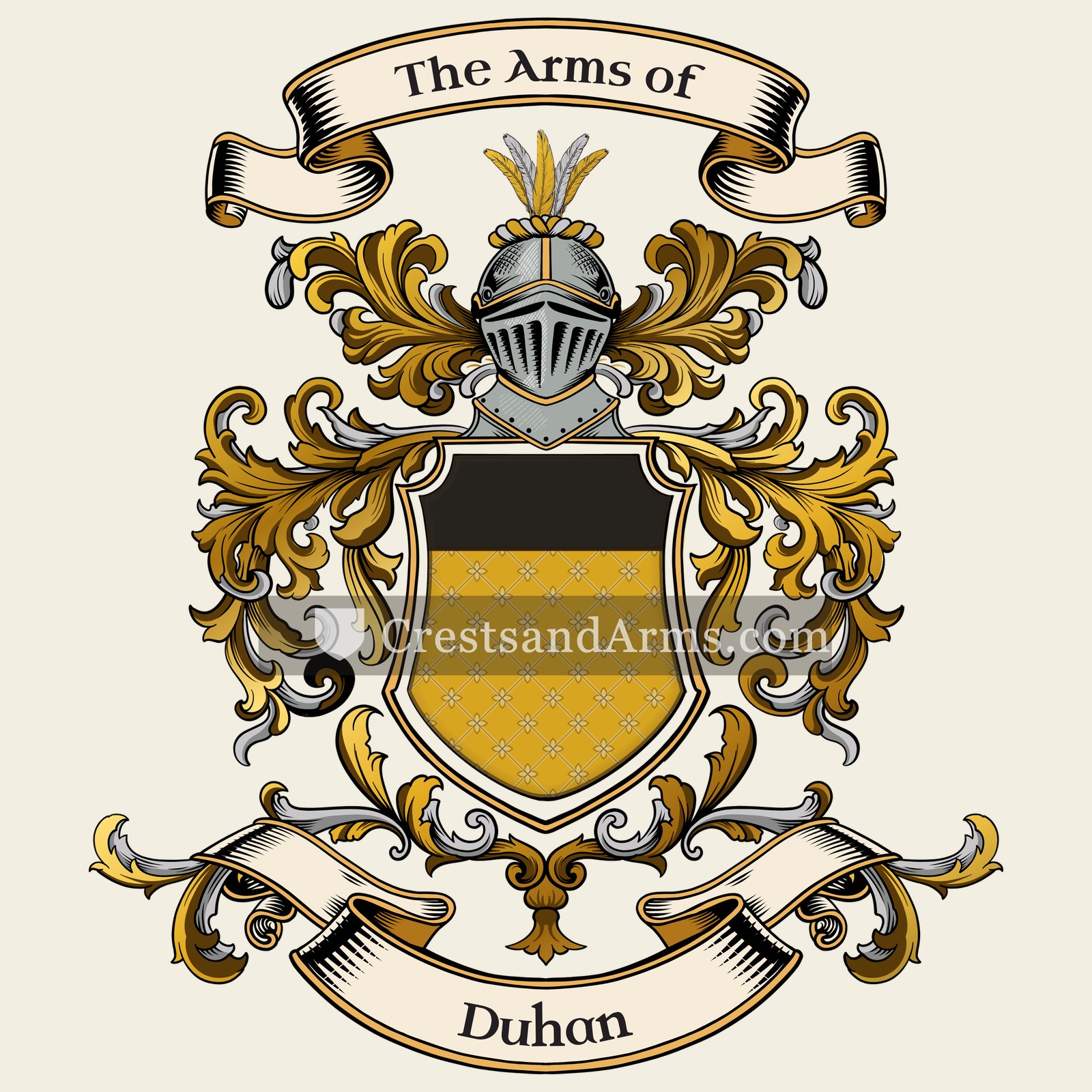 The Duhan coat of arms