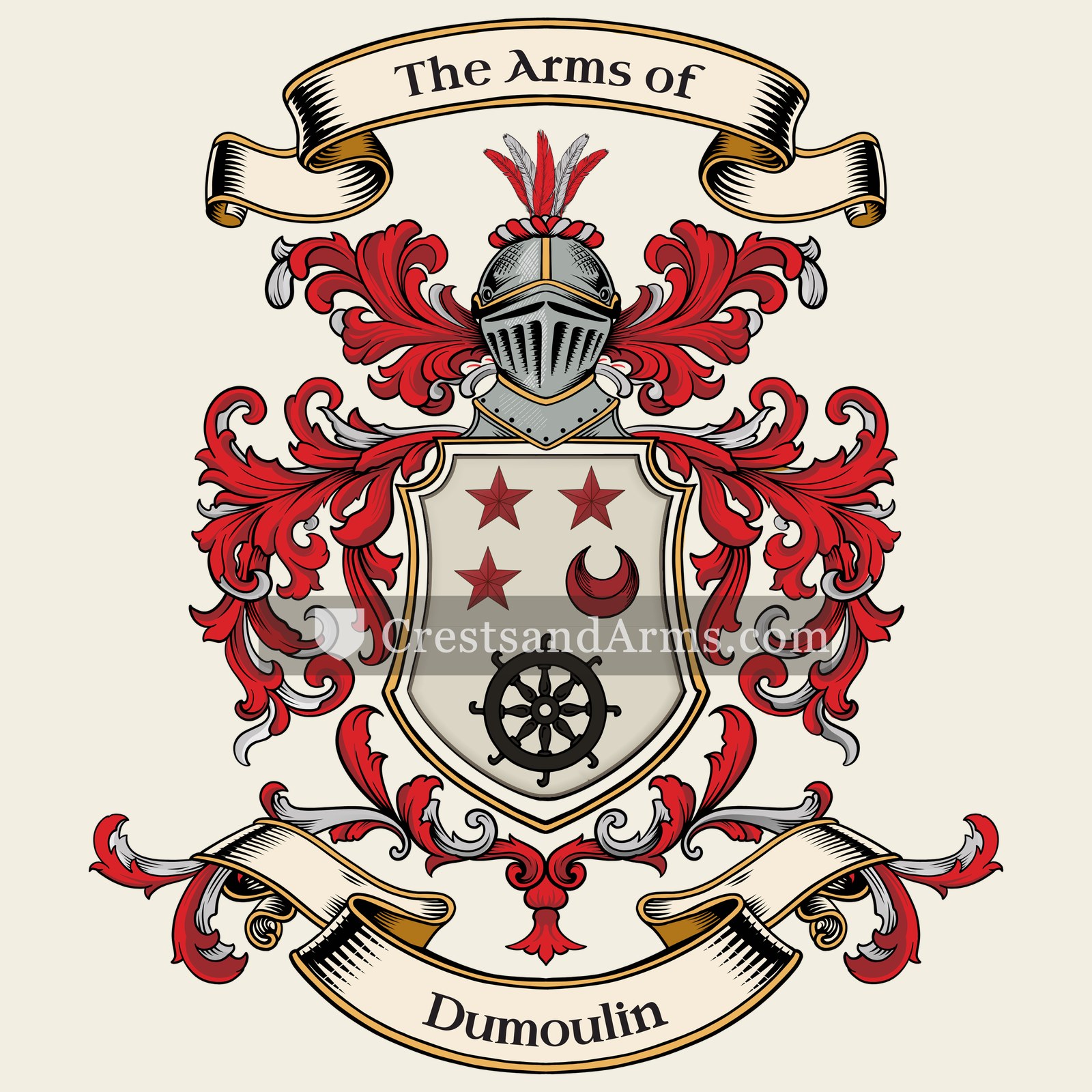 The Dumoulin coat of arms