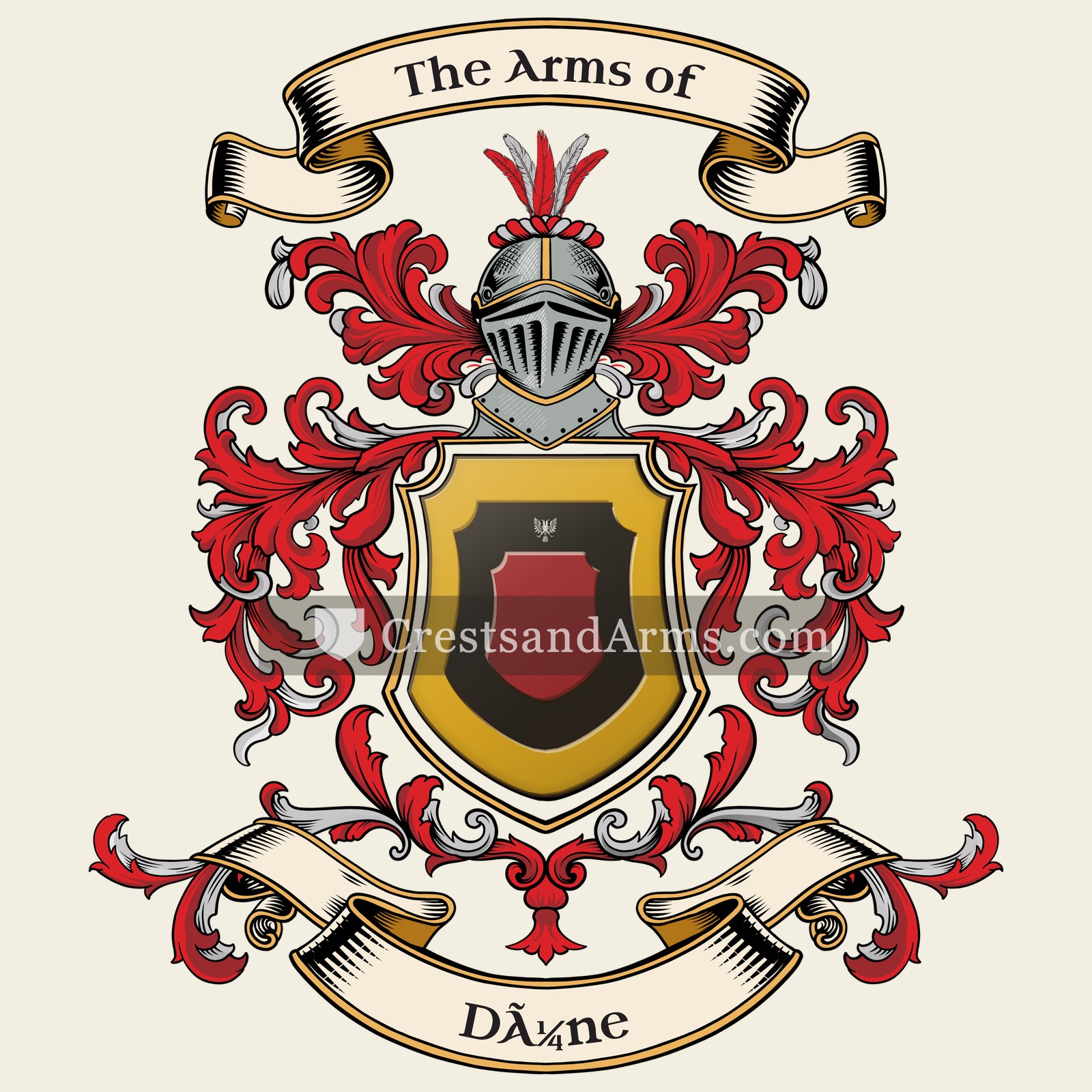 The Düne coat of arms