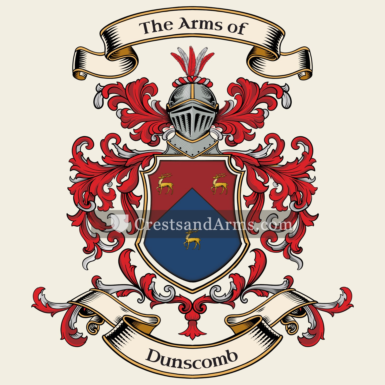 The Dunscomb coat of arms