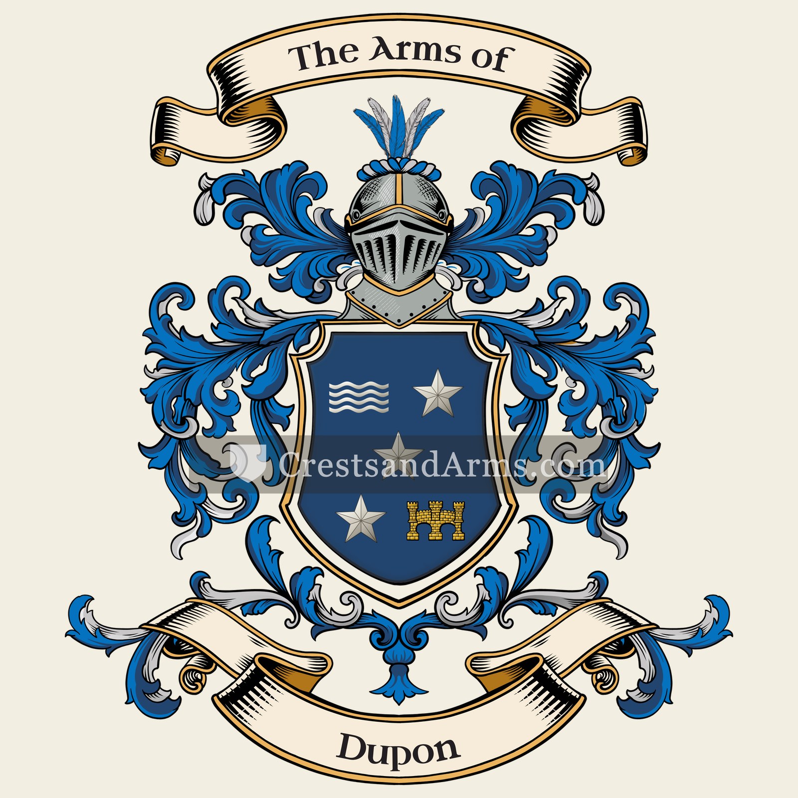 The Dupon coat of arms