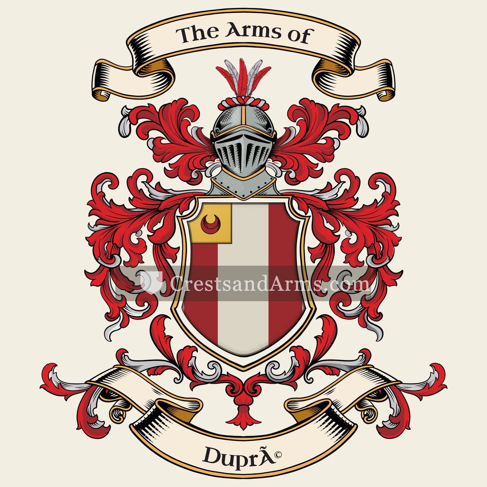 The Dupré coat of arms