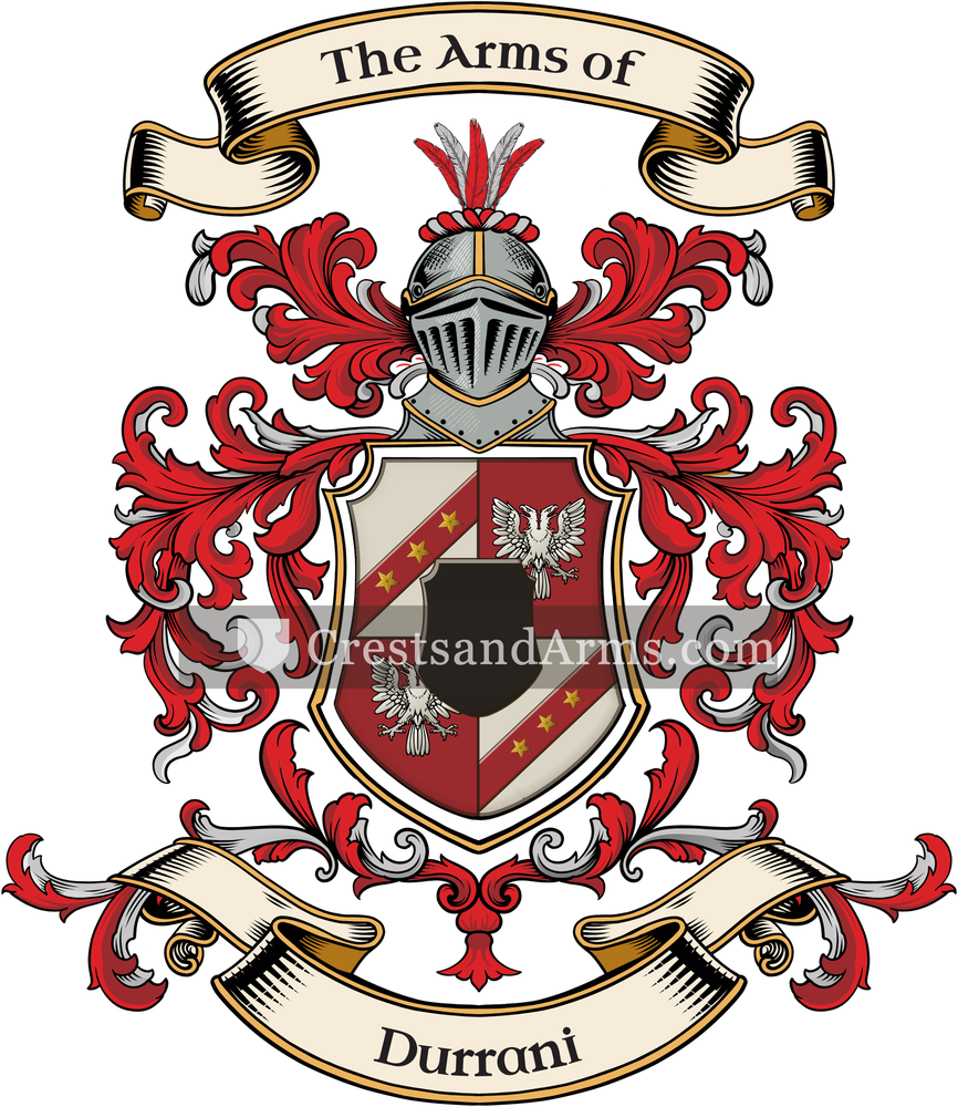 The Durrani coat of arms, drawn from the recorded blazon