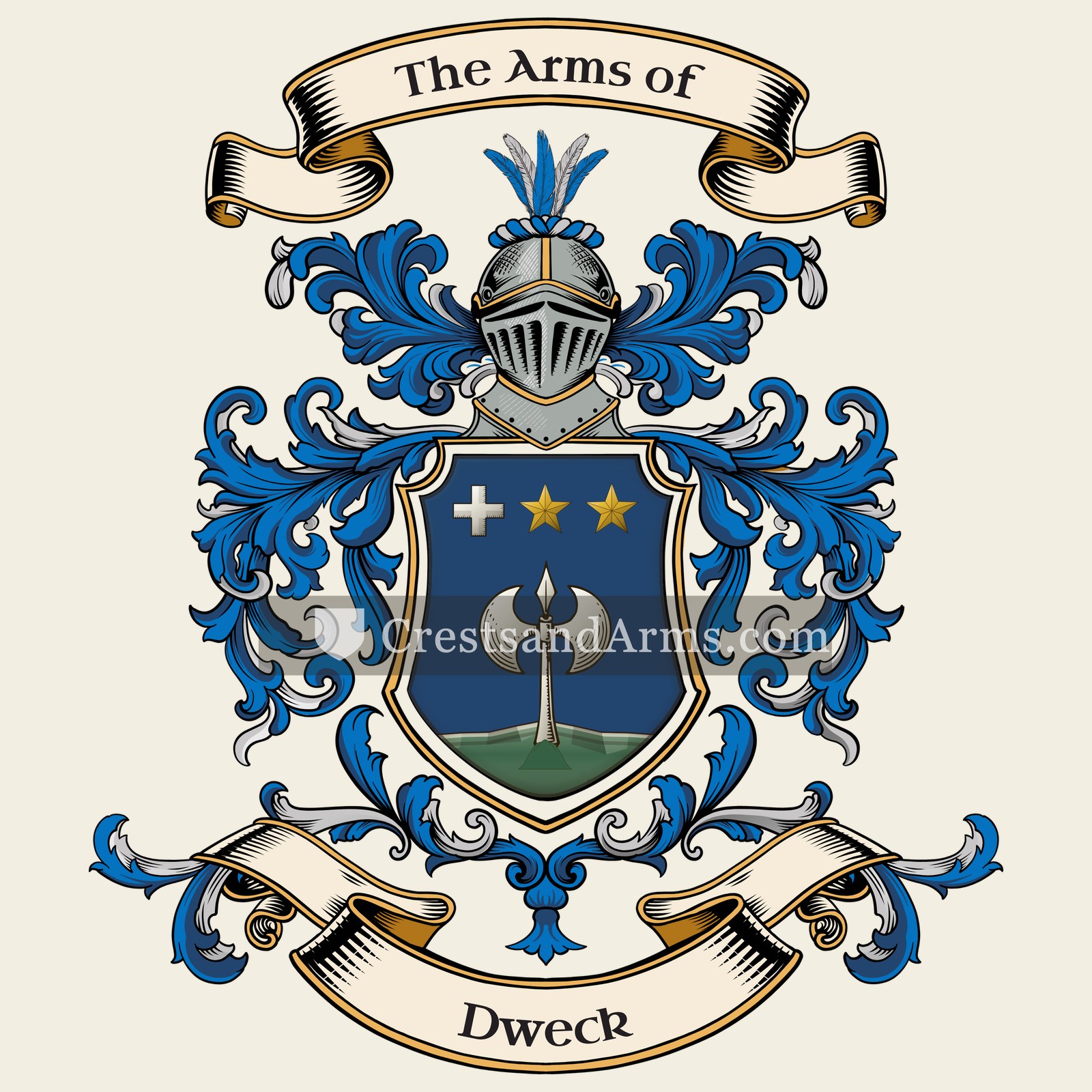 The Dweck coat of arms