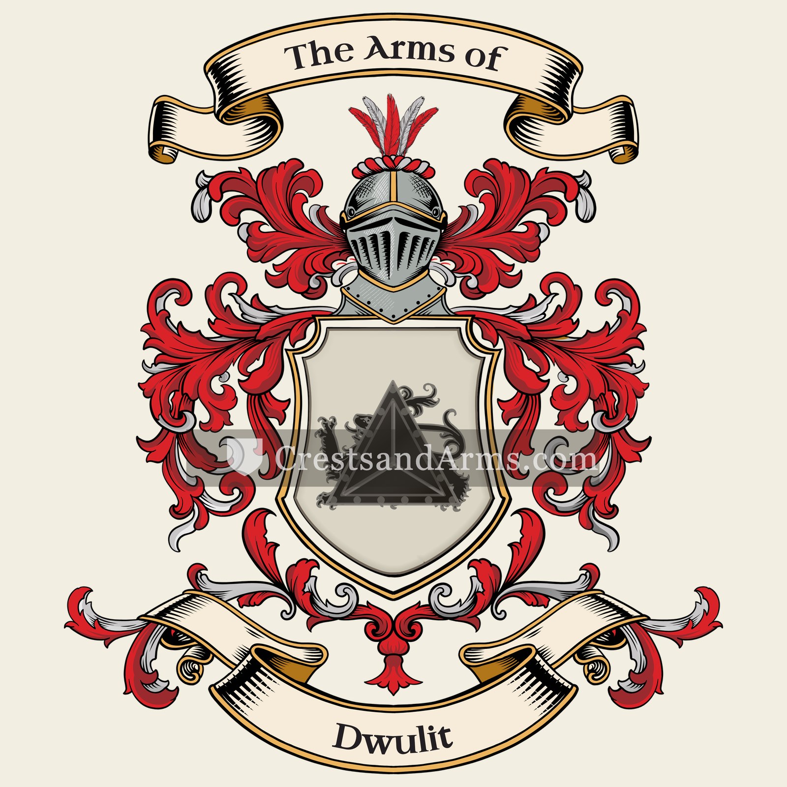 The Dwulit coat of arms