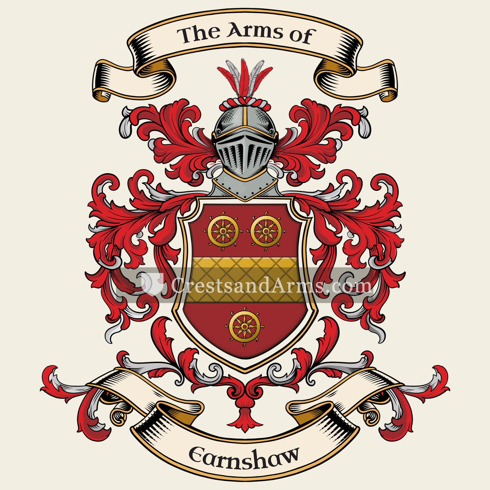 The Earnshaw coat of arms