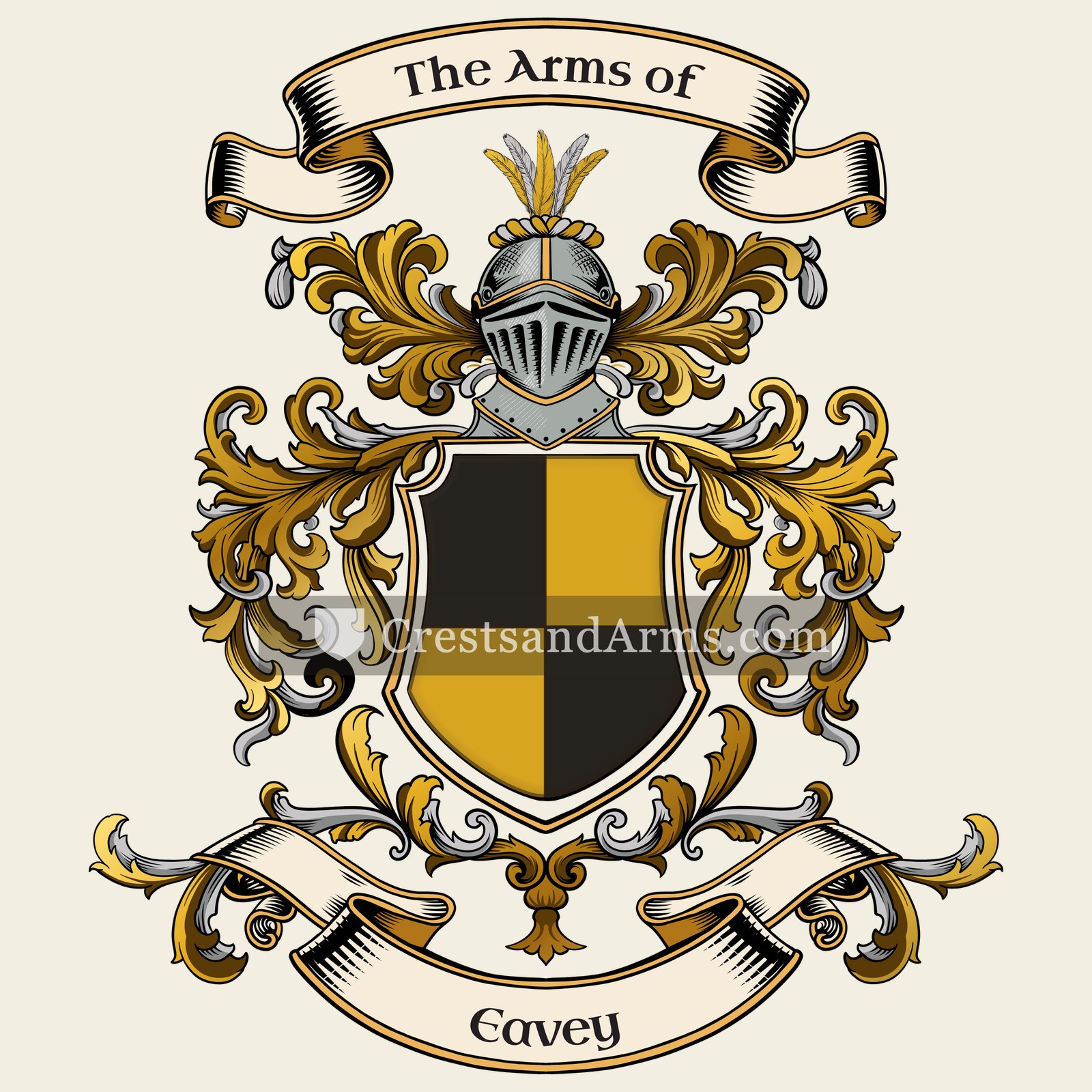 The Eavey coat of arms
