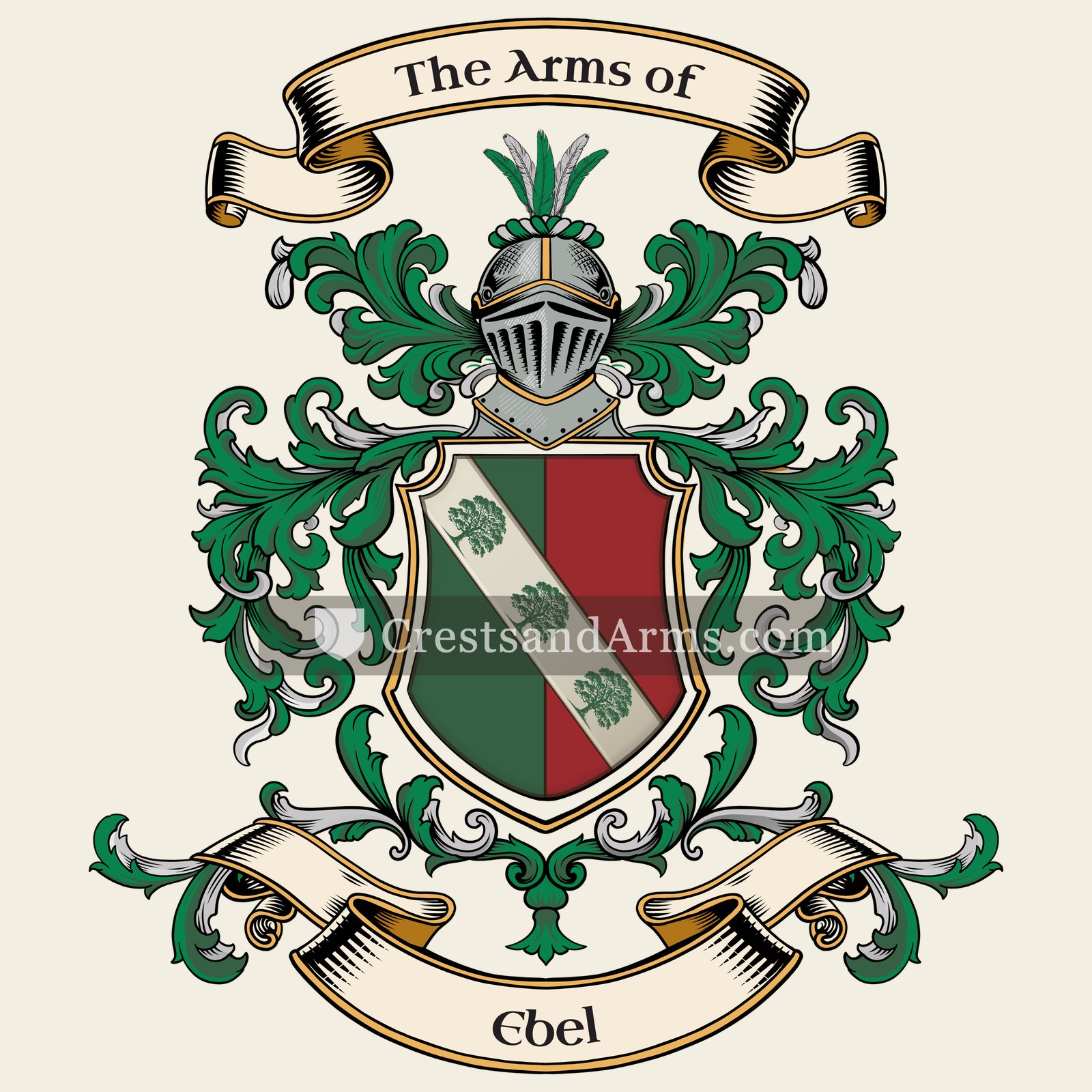 The Ebel coat of arms
