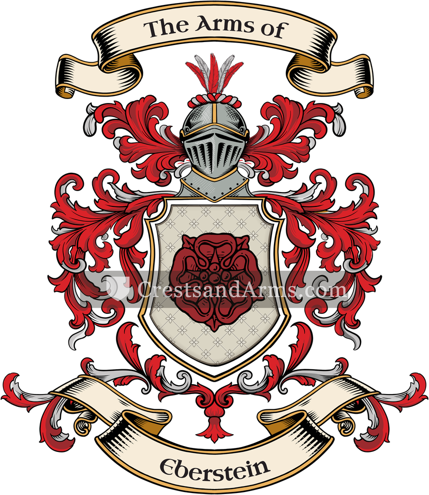 The Eberstein coat of arms, drawn from the recorded blazon
