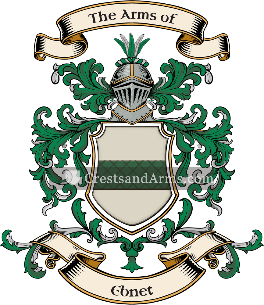 The Ebnet coat of arms, drawn from the recorded blazon