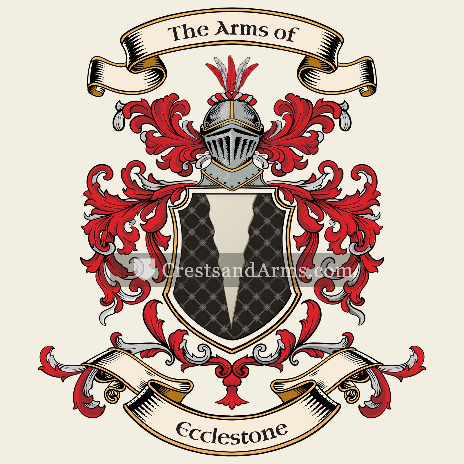 The Ecclestone coat of arms