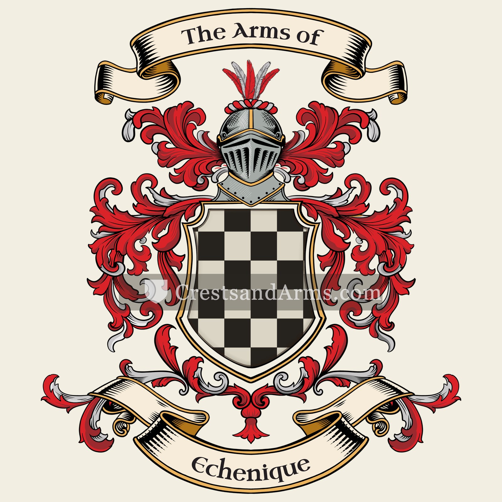 The Echenique coat of arms