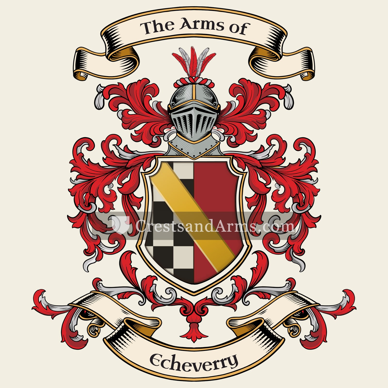 The Echeverry coat of arms