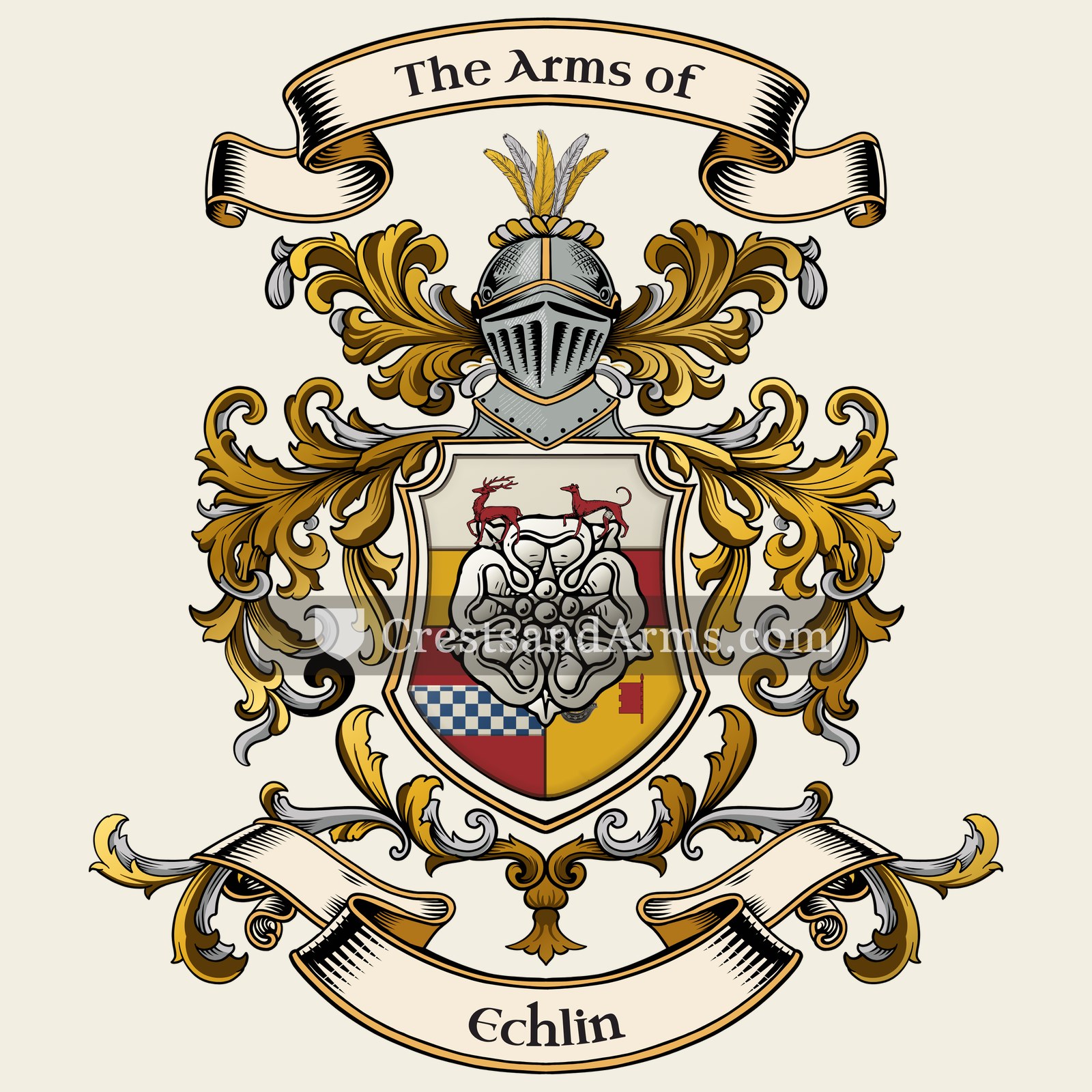 The Echlin coat of arms