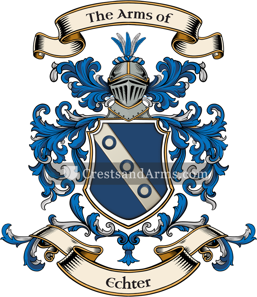 The Echter coat of arms, drawn from the recorded blazon