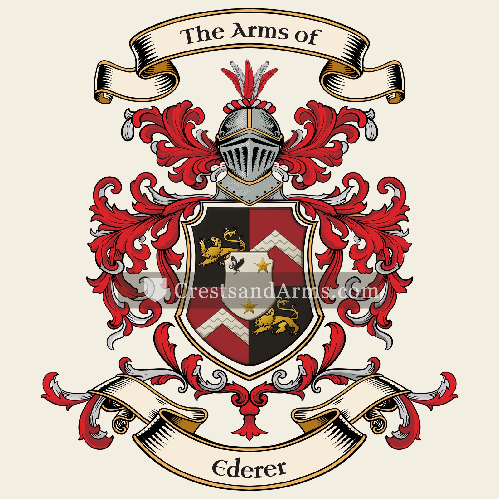 The Ederer coat of arms