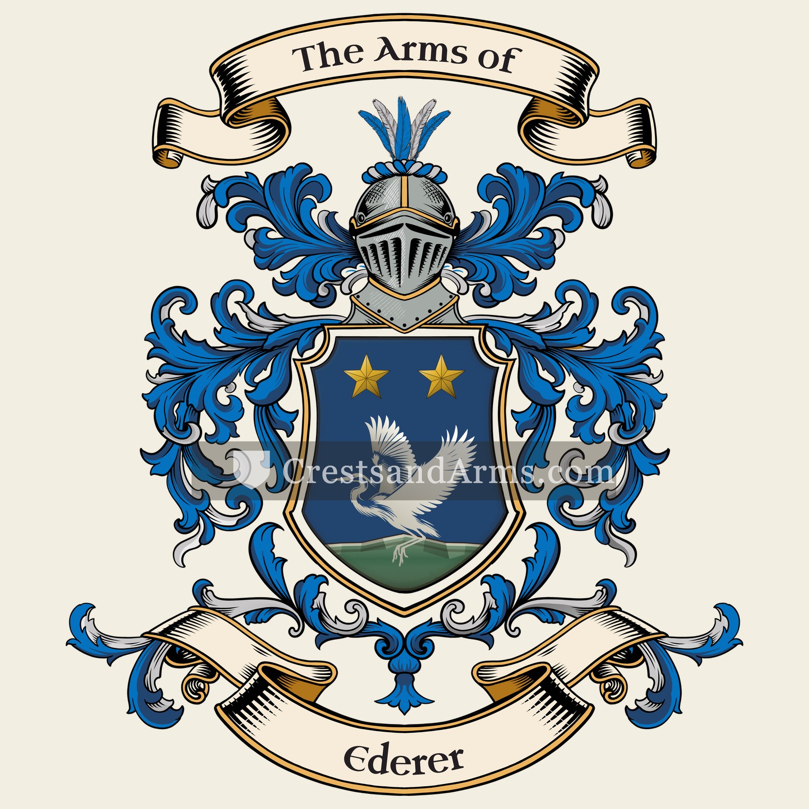 The Ederer coat of arms