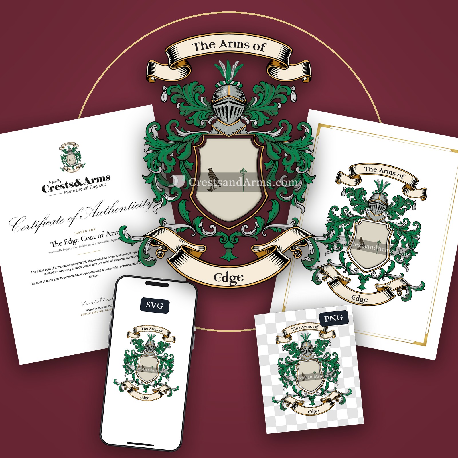 The Edge coat of arms