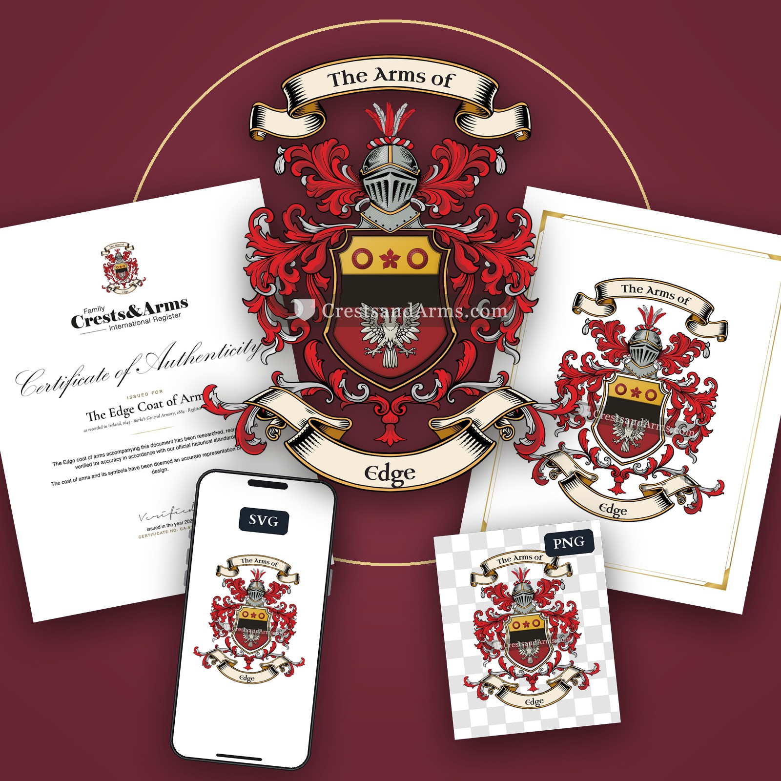 The Edge coat of arms
