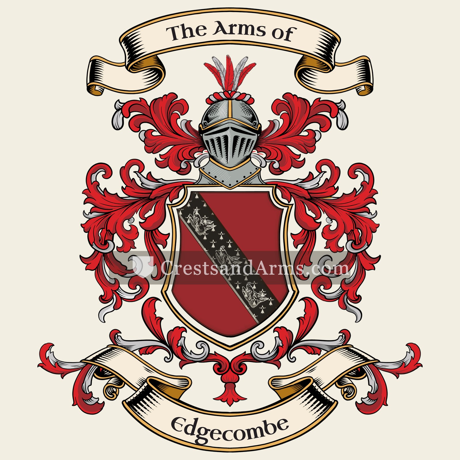 The Edgecombe coat of arms