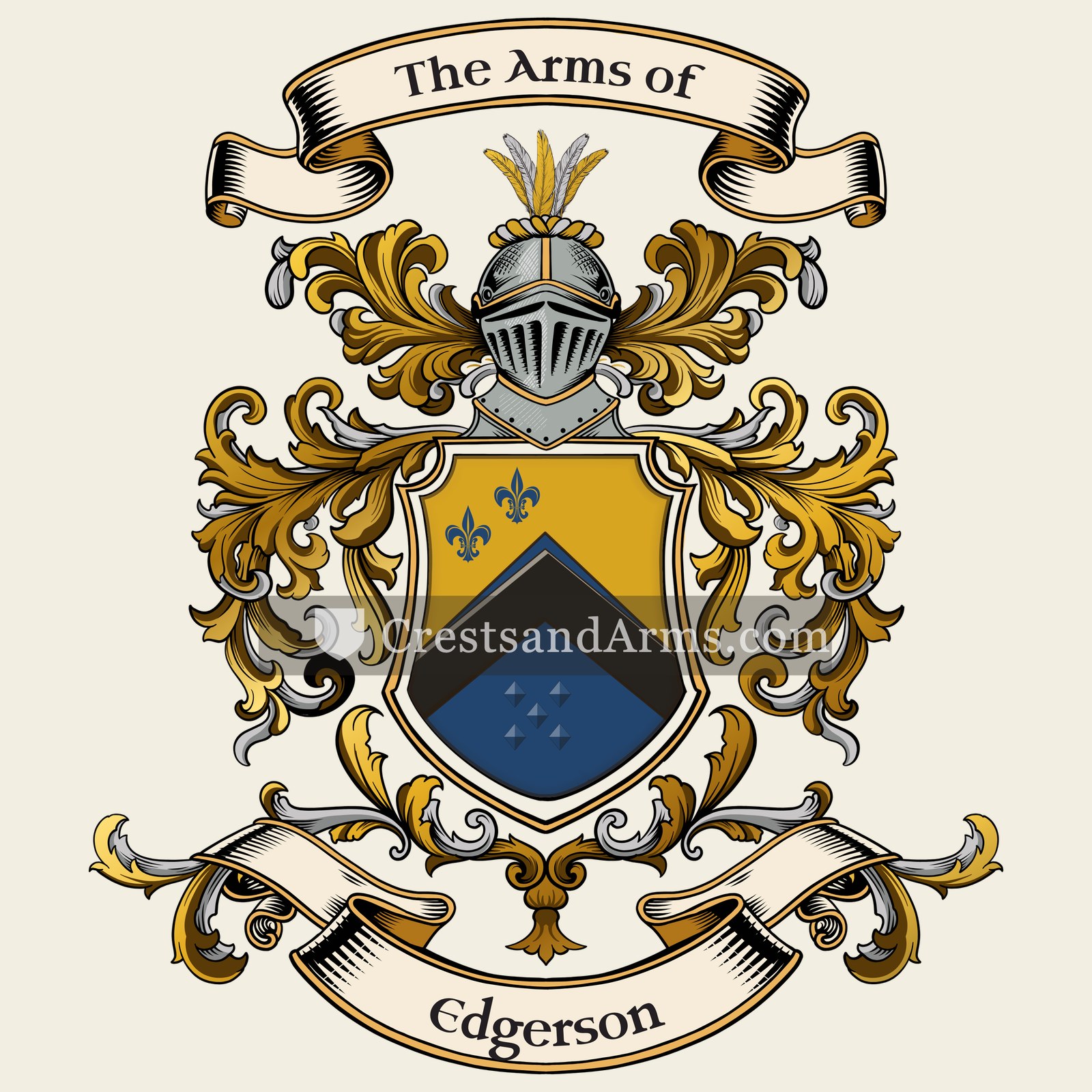 The Edgerson coat of arms